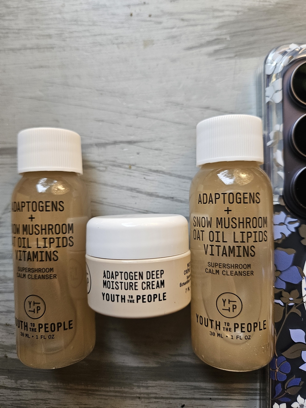 Youth to the People Adaptogen Deep Moisture Cream 2 Snow mushroom calm cleanser